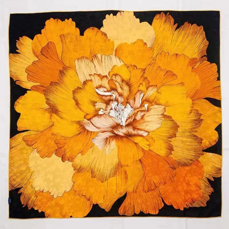 Exotic Print Square Scarf – Large 110 × 110 cm, 26 Designs