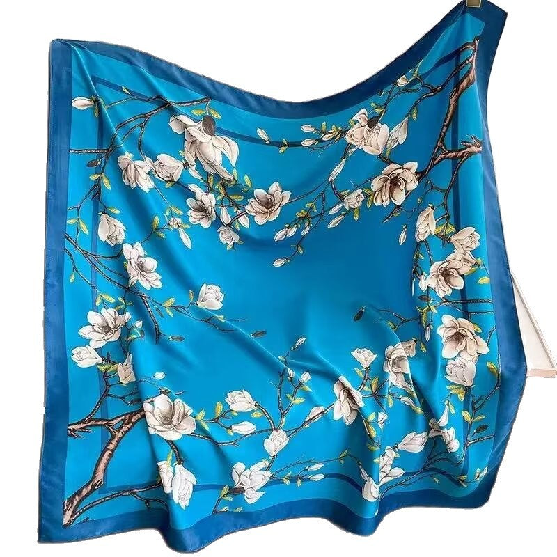 Exotic Print Square Scarf – Large 110 × 110 cm, 26 Designs