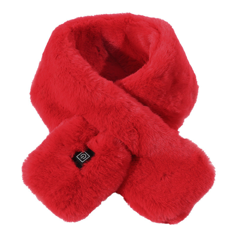 USB Heated Neck Warmer Scarf – 3 Heat Levels, 5 Colors