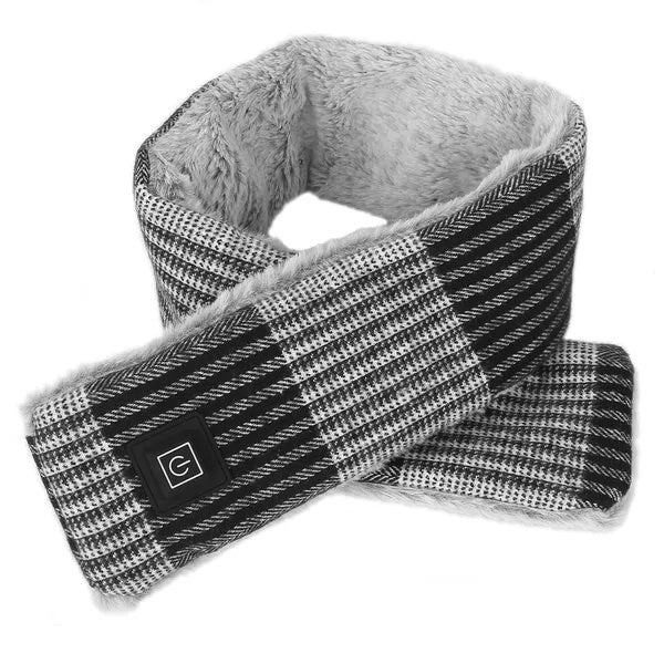 USB Heated Neck Wrap – 3 Heat Levels, Dark Grey, 83 cm